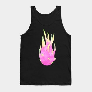 Watercolor pink pitahaya or dragon fruit Tank Top